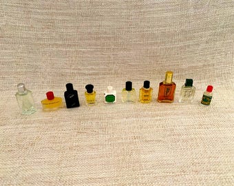 ミニチュア香水コレクション（セット） ヴィンテージミニ香水ミニチュアセット-59 - 10個のオリジナルミニ
