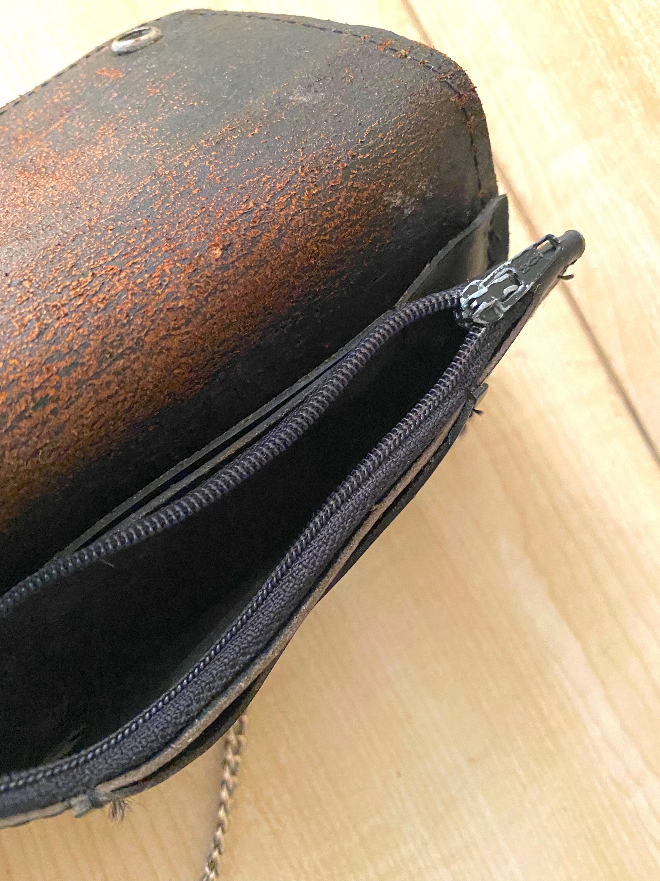 Vintage Biker Wallet Chain Purse ride to Live Live to Etsy