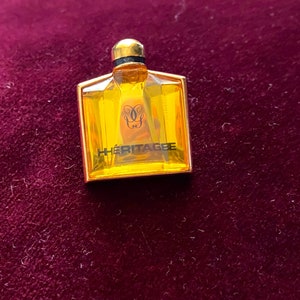 Broche vintage flacon de parfum GUERLAIN Heritage | Broche miniature | Fabriqué en France | Objet de collection rare