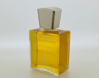 Eau de Toilette Yves Saint Laurent "Y" vintage de 100 ml, aroma a verde chipre de 1964, perfume clásico femenino descatalogado, pieza de colección excepcional.