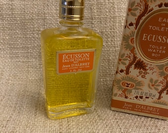 Rare Vintage Écusson Eau de Toilette Orlane 60ml, 1947 Floral Spicy Scent, Discontinued Classic Perfume, Collectible Antique Fragrance