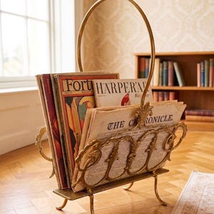 Vintage Magazine Rack - Etsy
