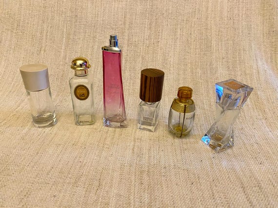 Perfume bottles set 40 empty bottles ARMANI MANIA HERMES Givenchy Nasomatto Yves Sant Lauren Hypnose Etsy