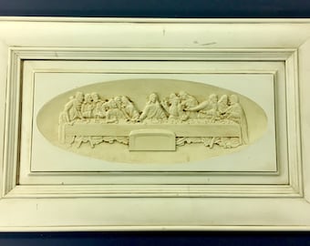 Last supper on re-cycled cabinet door