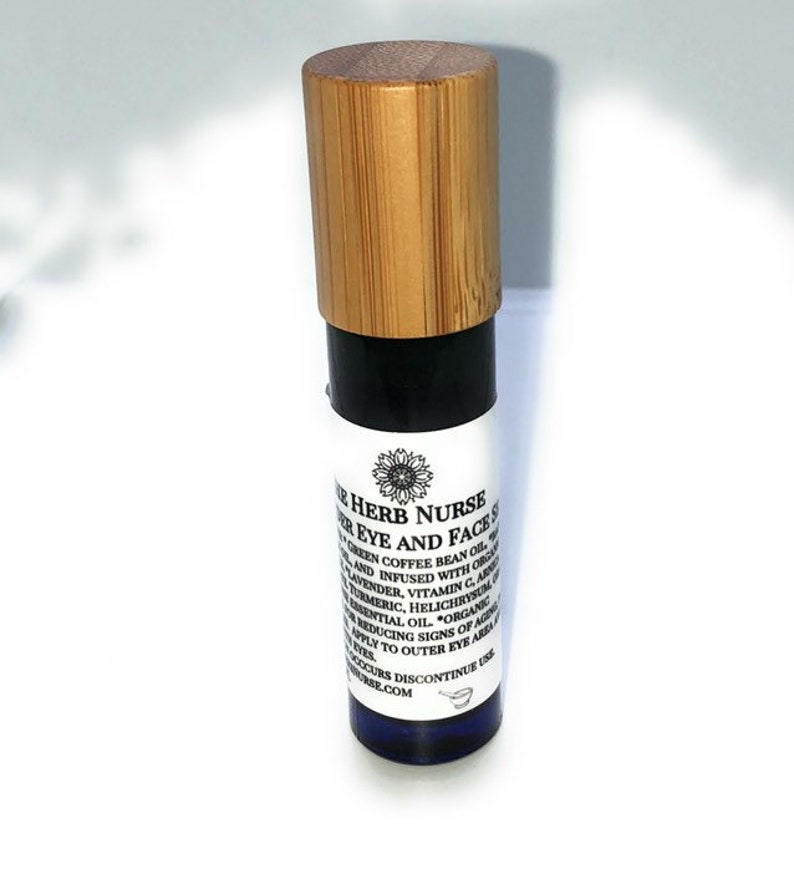 Anti- Aging Eye Serum with coffee- Organic Skincare- Crows Feet- Anti- Aging Eye Serum with coffee- Organic Skincare- Crows Feet-