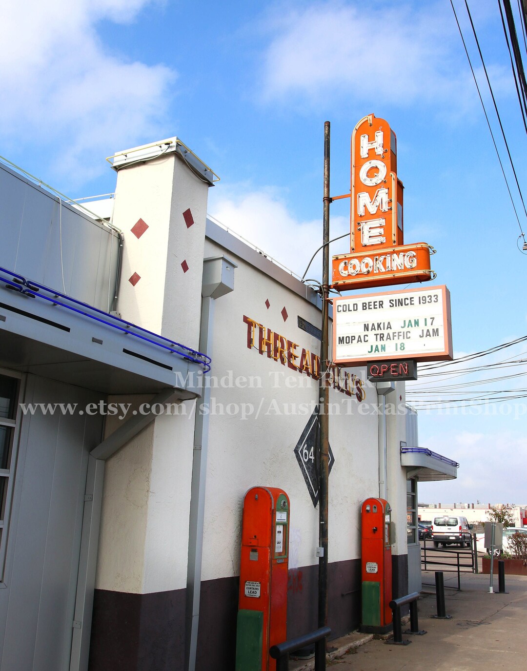 Threadgill's Austin Photo Print: Iconic Home Cooking, Vertical - Etsy