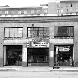 HORIZONTAL Antone&#39;s Austin Photo Print Antones Austin Texas Black and White Austin Art Austin Photography Atx Art Austin Live Music Gift Atx