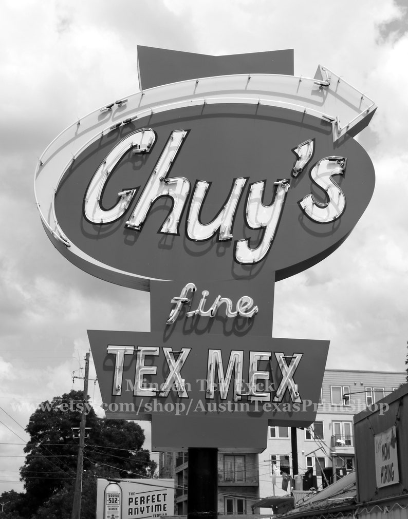 Original Chuy's Restaurant Austin Texas Photo Print VERTICAL Chuys Austin Chuys Texas