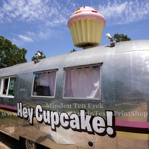 VERTICAL Color Hey Cupcake Austin Photo Print South Austin Photography Austin Tx Austin Cupcake Food Truck Austin Texas Austin Home Decor TX