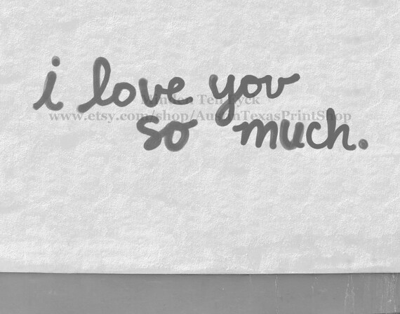 Horizontal Bw Jo S Austin I Love You So Much Jos Mural Etsy Horizontal Bw Jo S Austin I Love You So Much Jos Mural Etsy