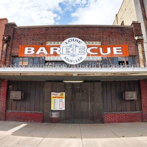HORIZONTAL Louie Mueller BBQ Photo Print Barbecue Gift Famous Texas Barbeque Austin Photography BBQ Home Decor Taylor Texas Wall Hangings Tx