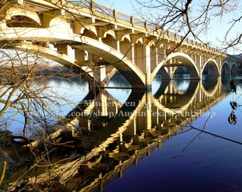 Lamar Street Bridge Photo: Austin Texas Skyline Art Print
