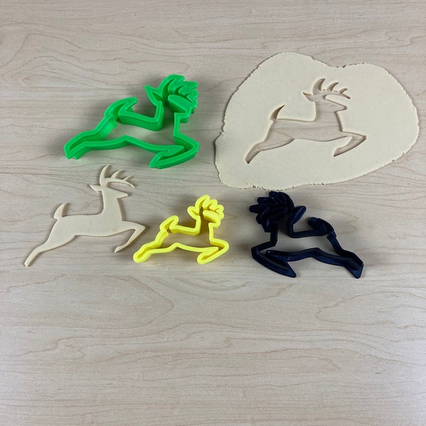 Deer shape Cookie Cutters  John Derre Cookie Cutter  Custom Cookie Cutter dough cutter