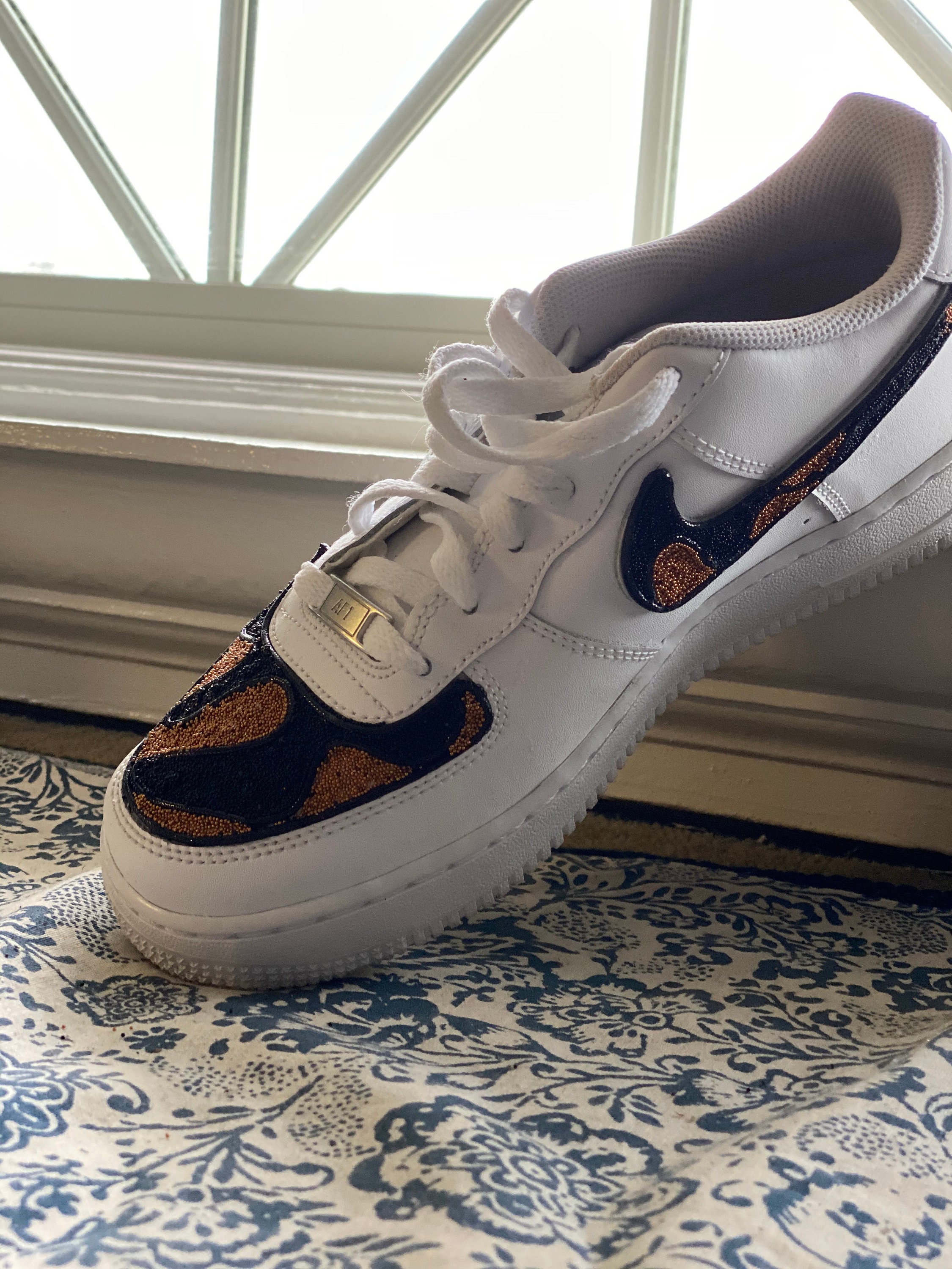 air force 1 with beads