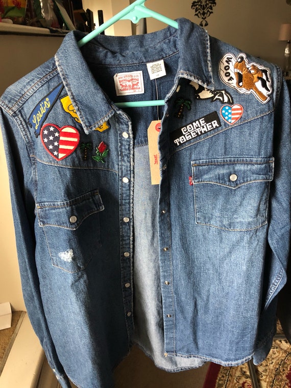 custom levis jean jacket