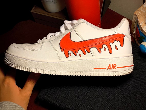 painted nike air force ones