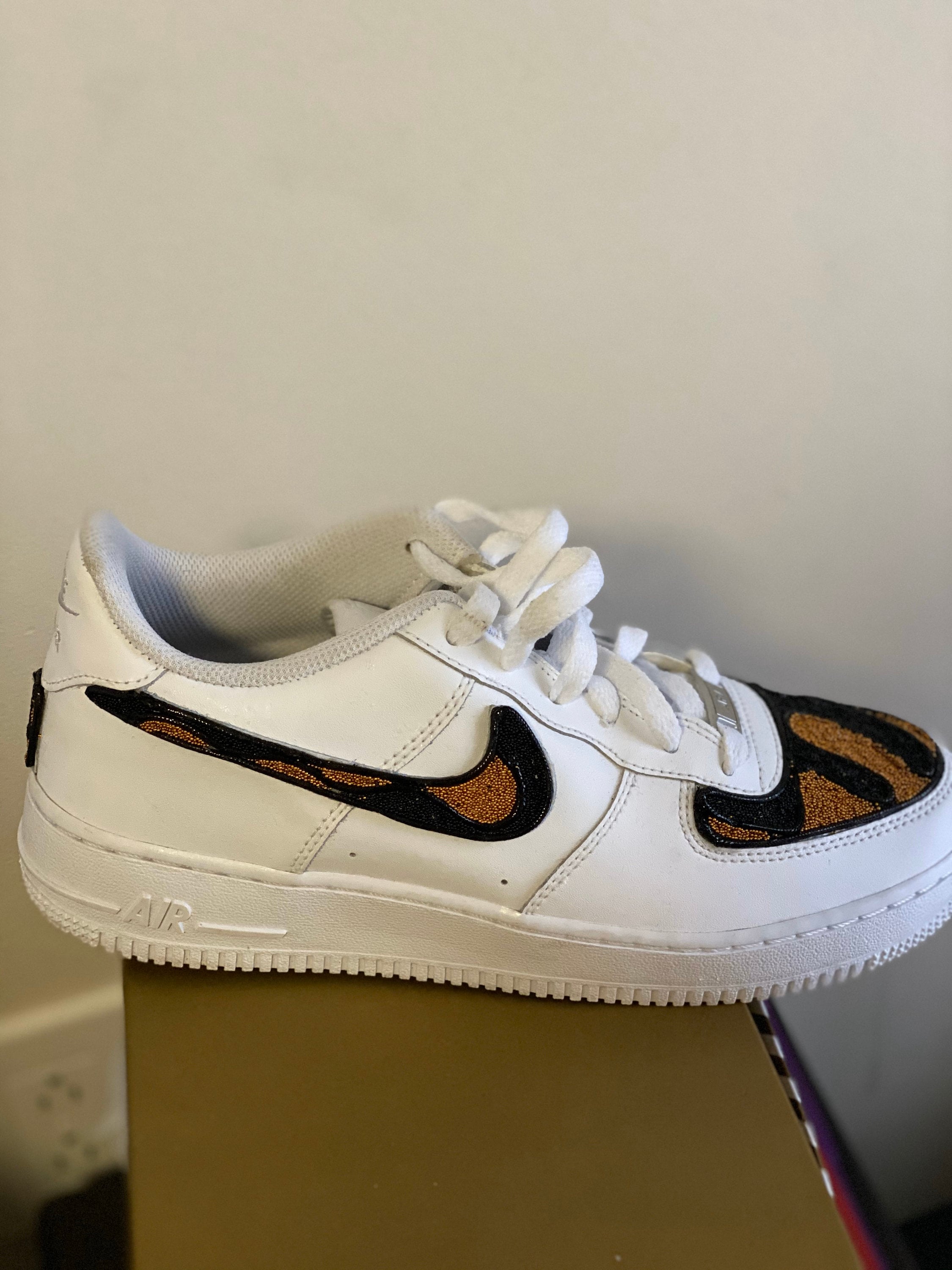 air force 1 with beads