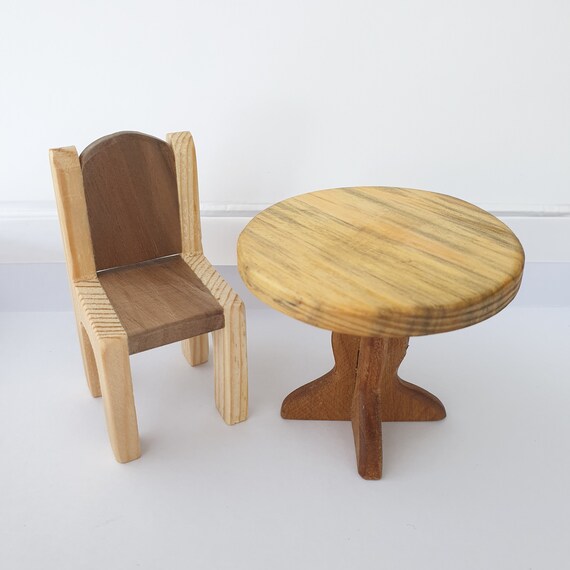dollhouse wooden chair