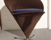 MID CENTURY Ice Bags Chair Swivel Chair Verner Panton Cone Chair