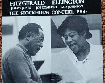 Ella Fitzgerald, Duke Ellington Vinyl Schallplatte Record – The Stockholm Concert 66 - LP - DE 1984 PABLO