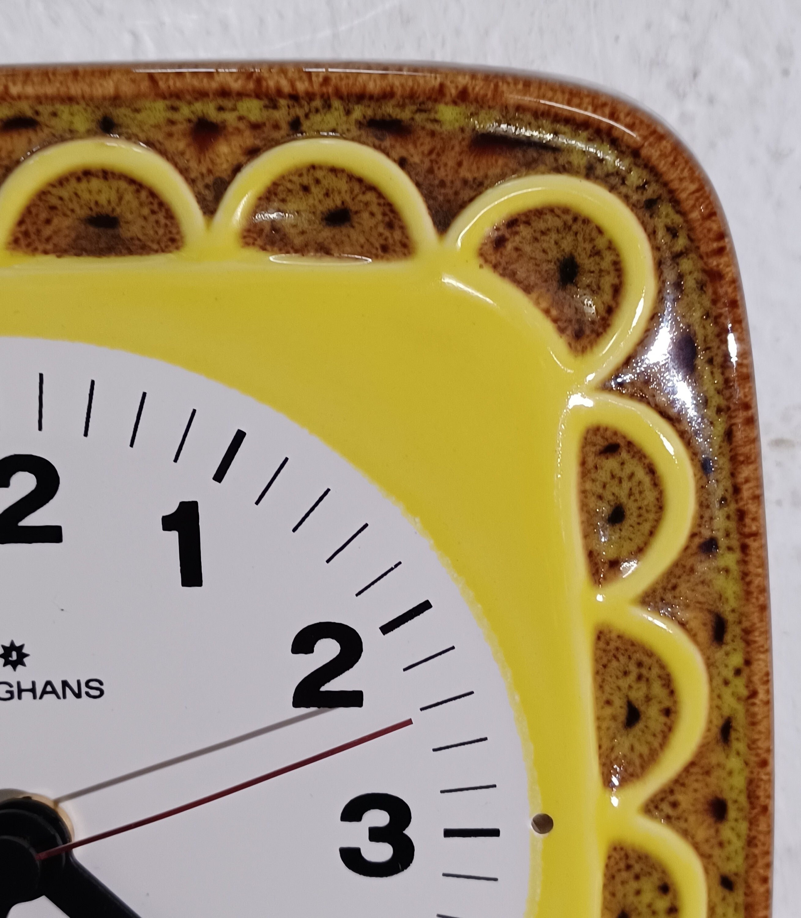 Junghans Porcelain Wall Kitchen Clock Clock From the 7080s Etsy UK