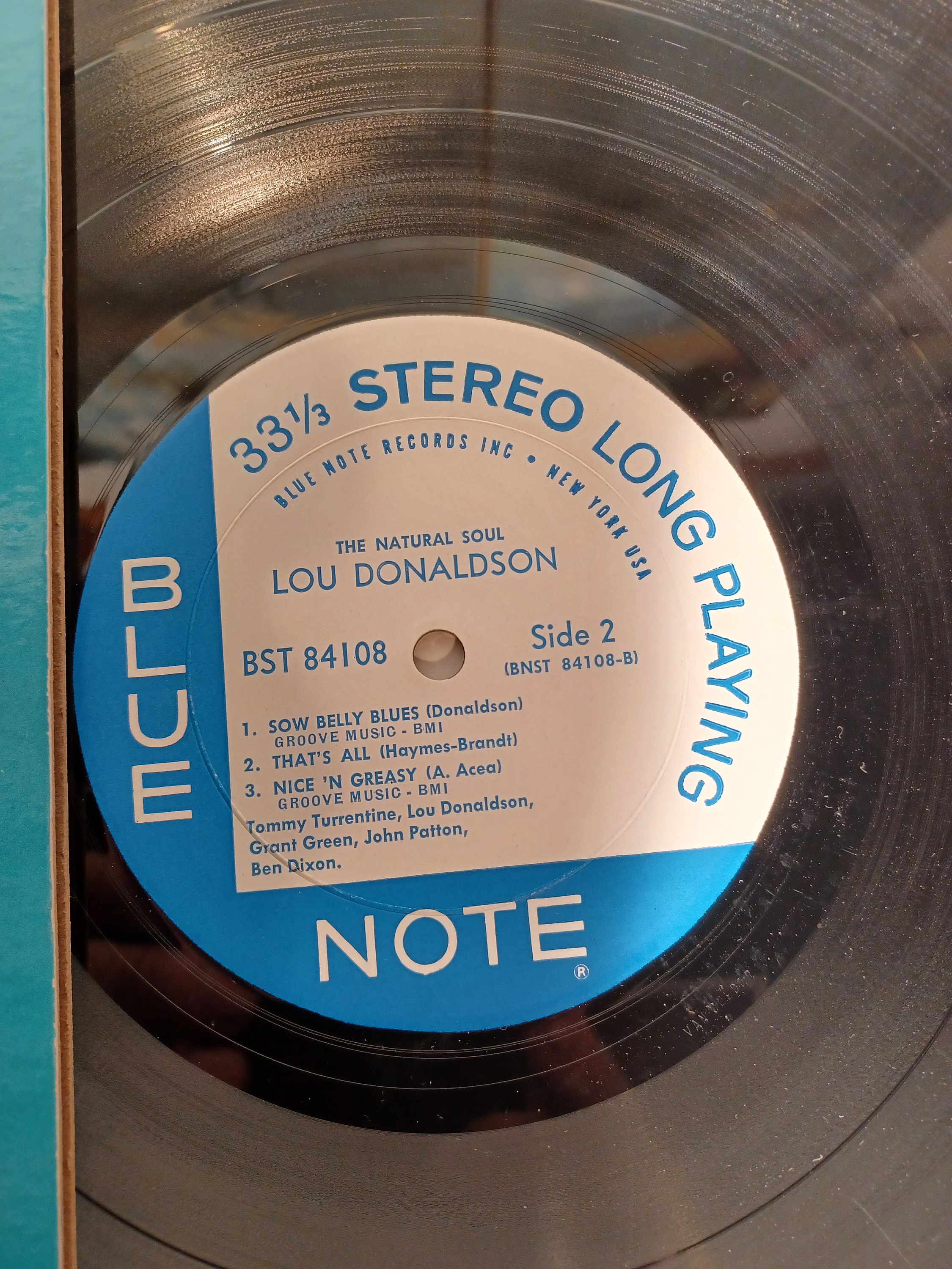 Lou Donaldson – the Natural Soul Blue Note Bst84108 - Etsy