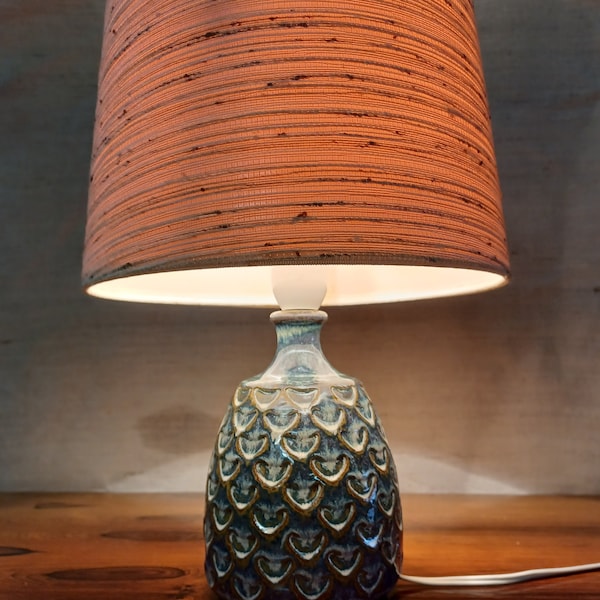 Soholm  Søholm Dänemark Denmark 60er Jahre Keramik Tischlampe Table Lamp