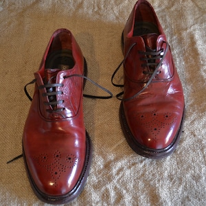 Vintage Dolce & Gabbana Budapest Oxfords Lace-up Shoe Men&#39;s Shoes - Genuine Leather Size 7