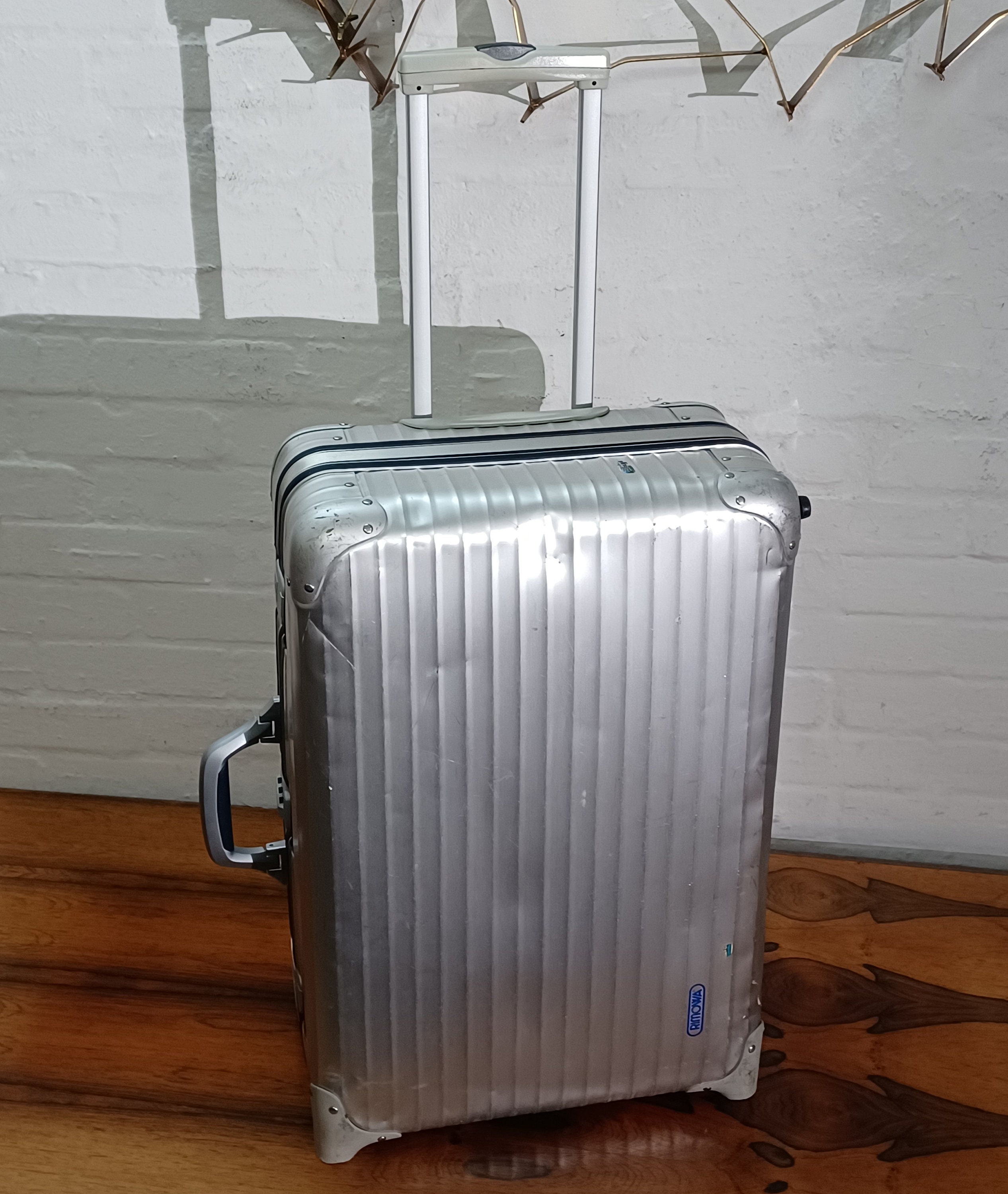 Rimowa Topas Aluminum Hard Sided Suitcase