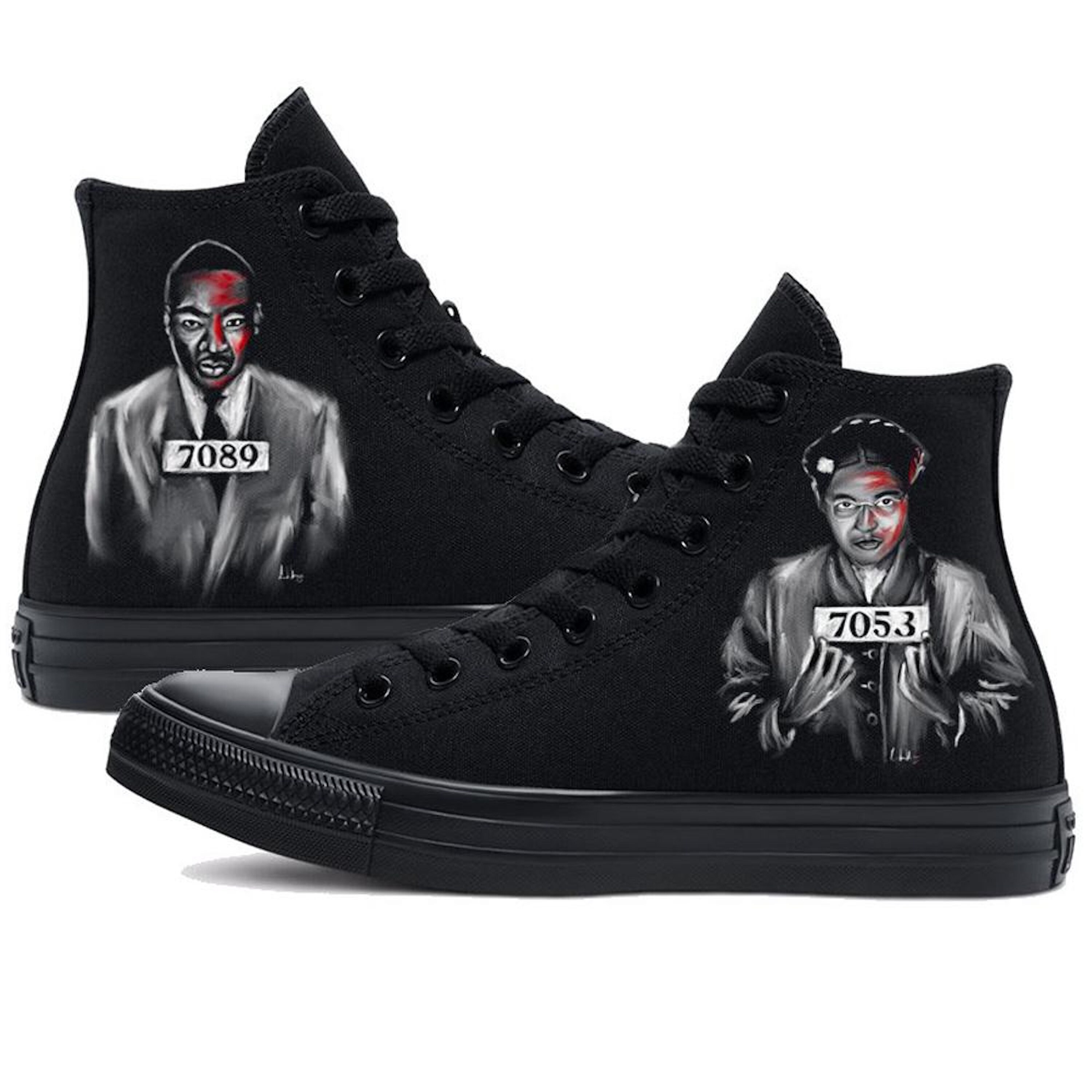 blackout high top converse