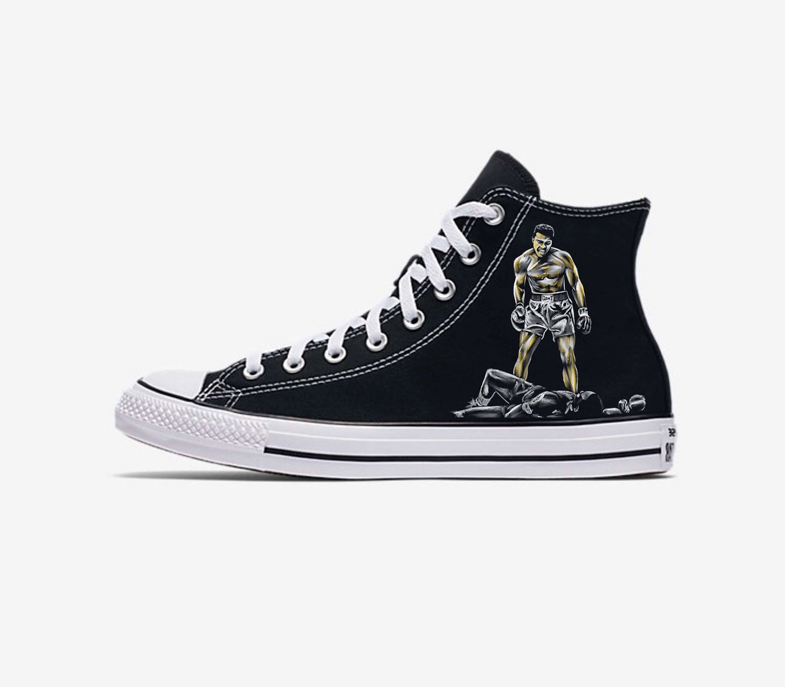Muhammad Ali Shoes Liston Knockout Converse All-Stars | Etsy