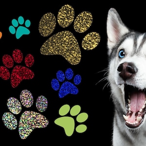Sticker Decal Sign Paw Print Dog Pet Animal Vinyl Gift DIY Wall Decoration