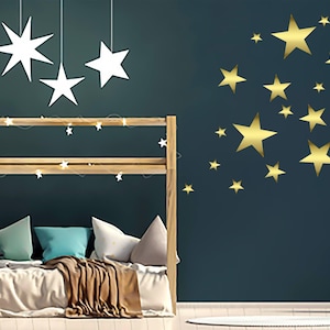Sticker Decal Sign Stars Starbursts Nursery Bumper Vinyl Gift DIY Wall Decoration