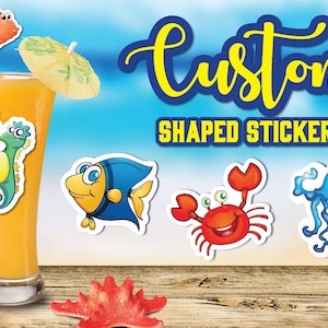 Sticker Decal Sign Sea Ocean Beach Bumper Vinyl Gift DIY Wall Decoration