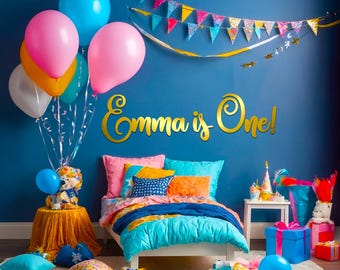 Sticker Decal Sign Lettering Name Vinyl Custom Text Font Script Cursive Wall Decoration