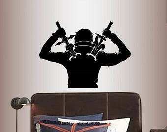 In-Style Abziehbilder Wand Vinyl Aufkleber Home Decor Art Aufkleber Anime Manga Ninja Krieger Kämpfer Schwerter Kerl Kinder Jungen Teen Zimmer Stilvolles Design 1274