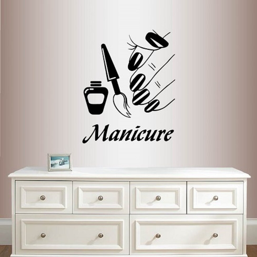 In-style Decals Wall Vinyl Decal Home Decor Art Sticker Manicure Nail ...