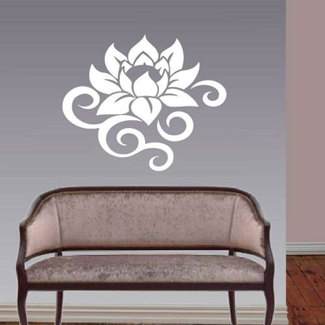In-style Decals Wall Vinyl Decal Home Decor Art Sticker Lotus Flower ...
