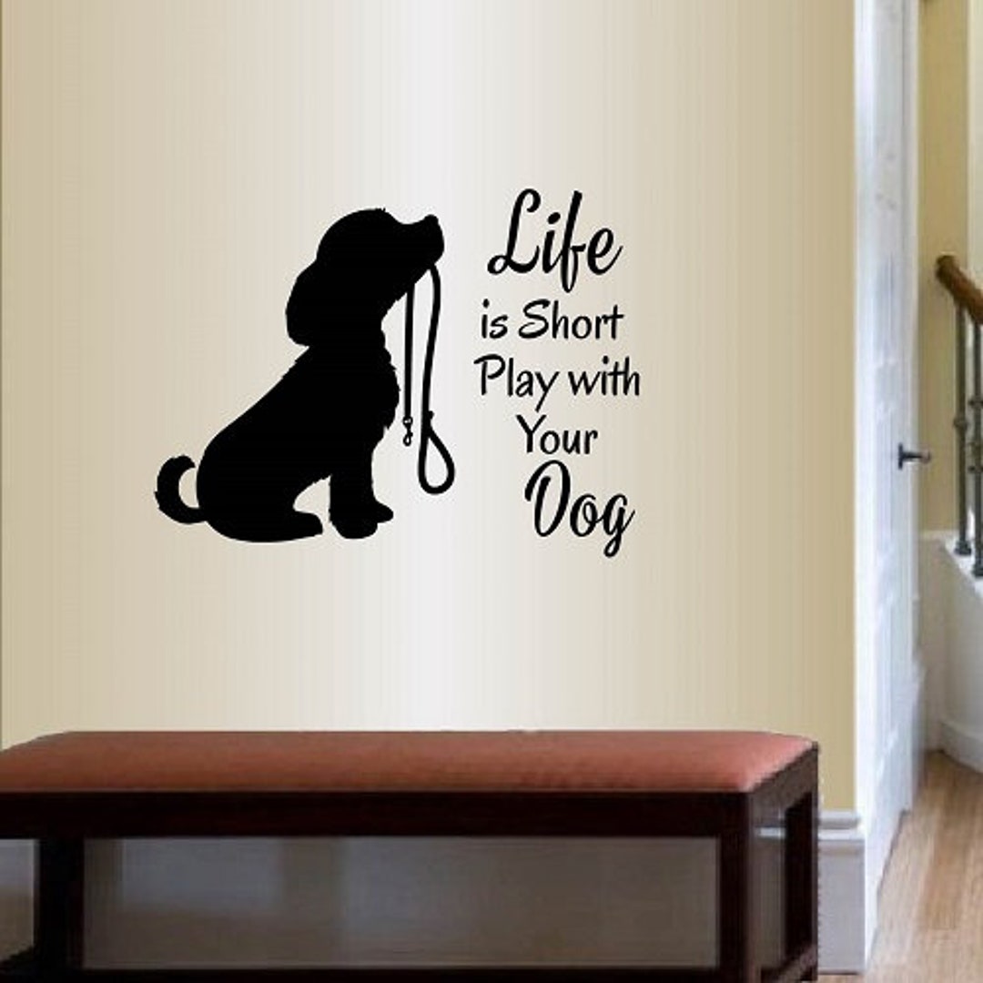 In-style Decals Wall Vinyl Decal Home Decor Art Sticker Life is Short ...