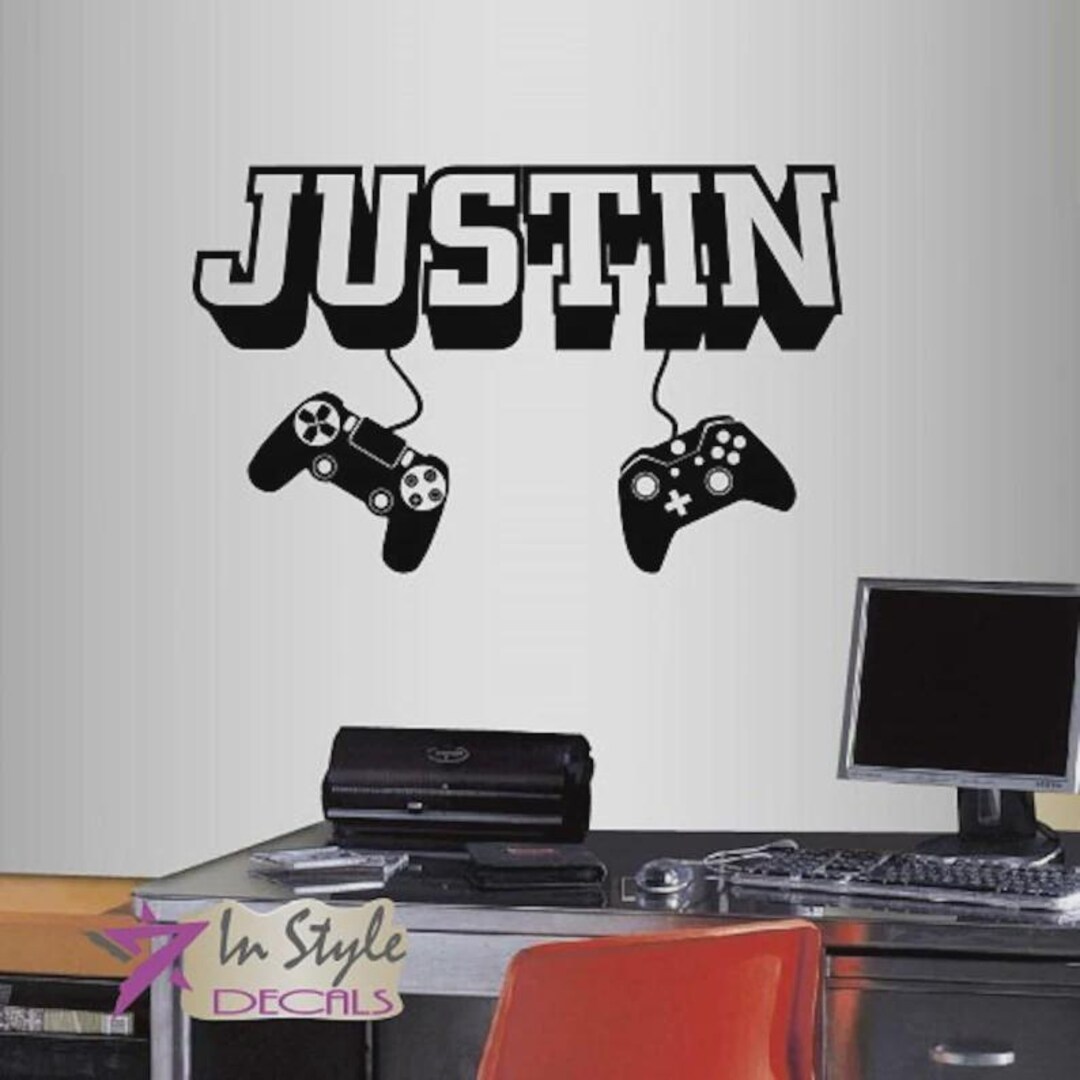 Wall Vinyl Decal Home Decor Art Sticker 3D Personalized Name 31" H X 50 ...