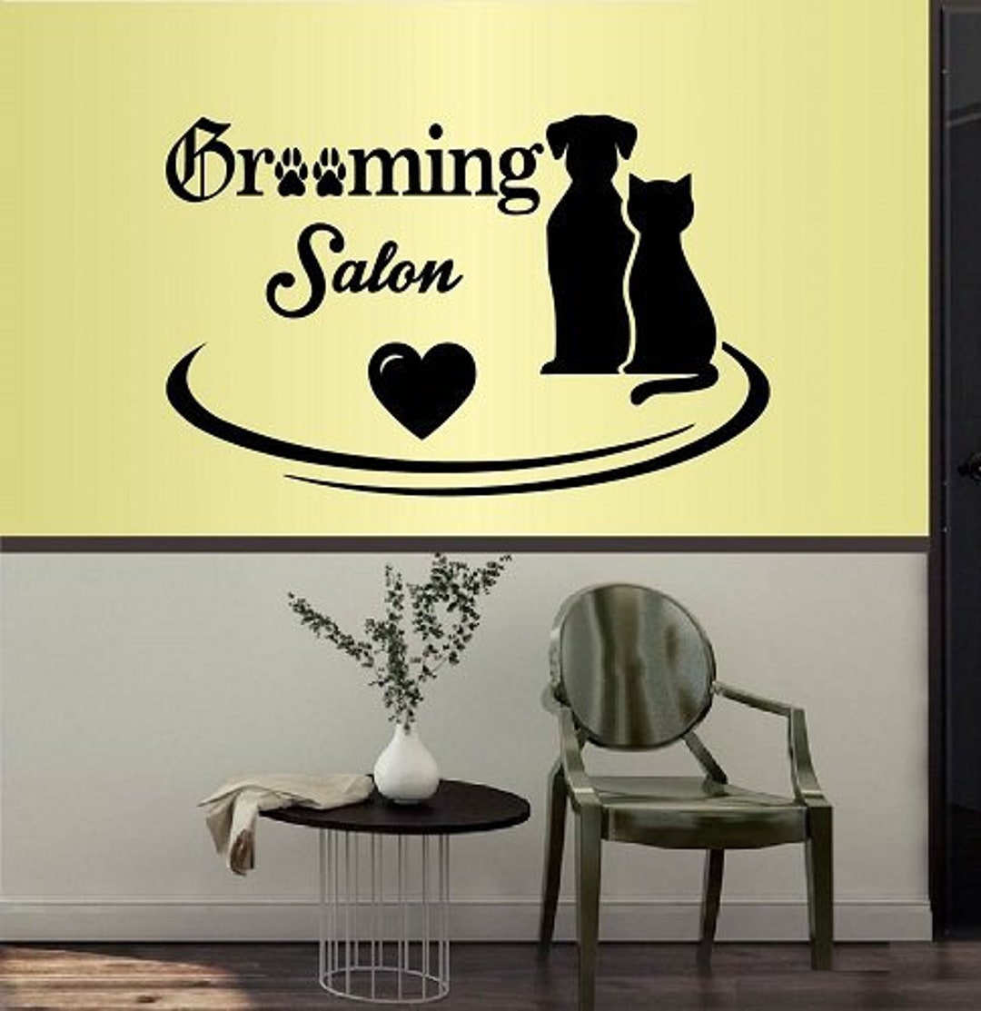 In-style Decals Wall Vinyl Decal Home Decor Art Sticker Pet Grooming ...