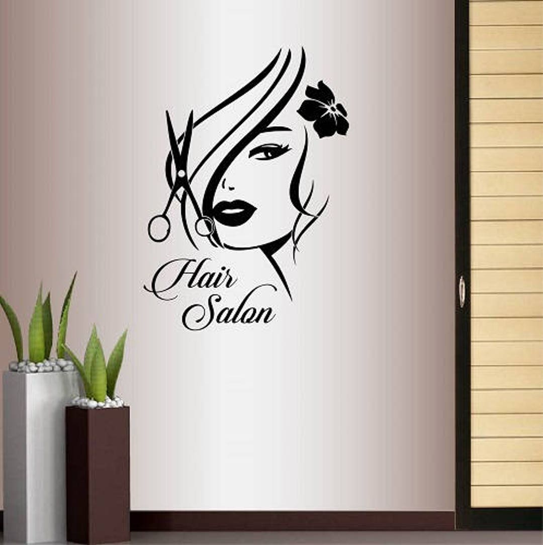 In-style Decals Wall Vinyl Decal Home Decor Art Sticker Hair Salon Logo ...