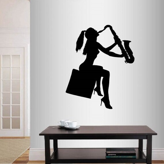 WALL ART vinyl decal sticker STRIPPER NUDE WOMAN