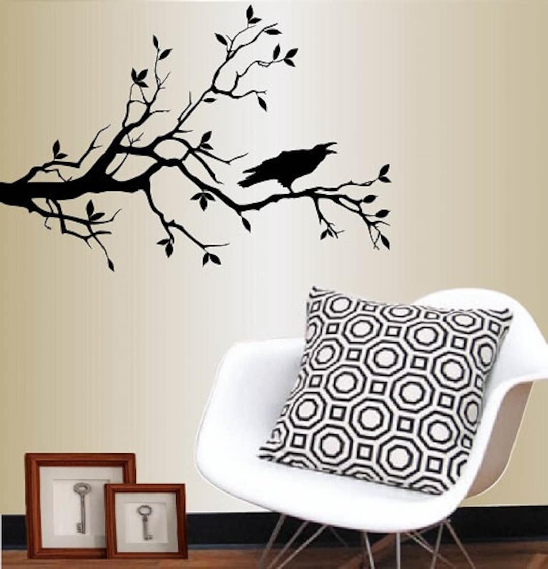 In-style Decals Wall Vinyl Decal Home Decor Art Sticker Bird on Tree ...