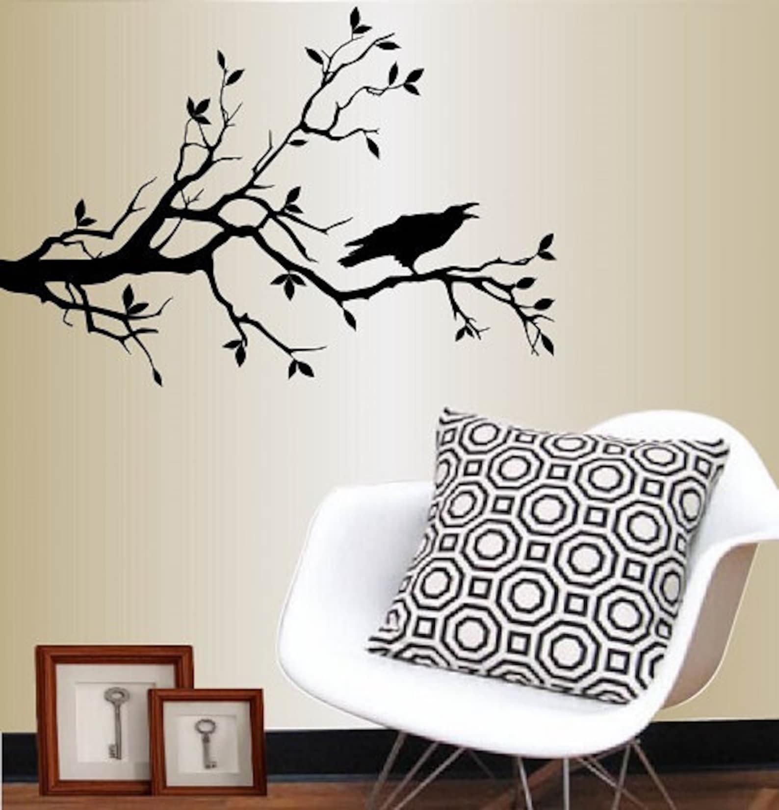 In-style Decals Wall Vinyl Decal Home Decor Art Sticker Bird on Tree ...