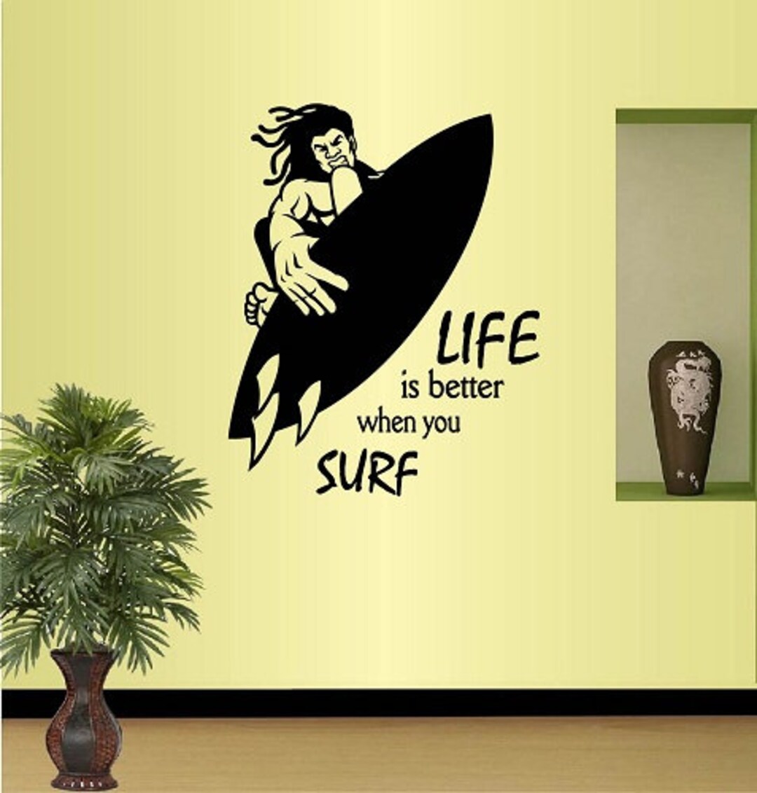 In-style Decals Wall Vinyl Decal Home Decor Art Sticker Life is Better ...