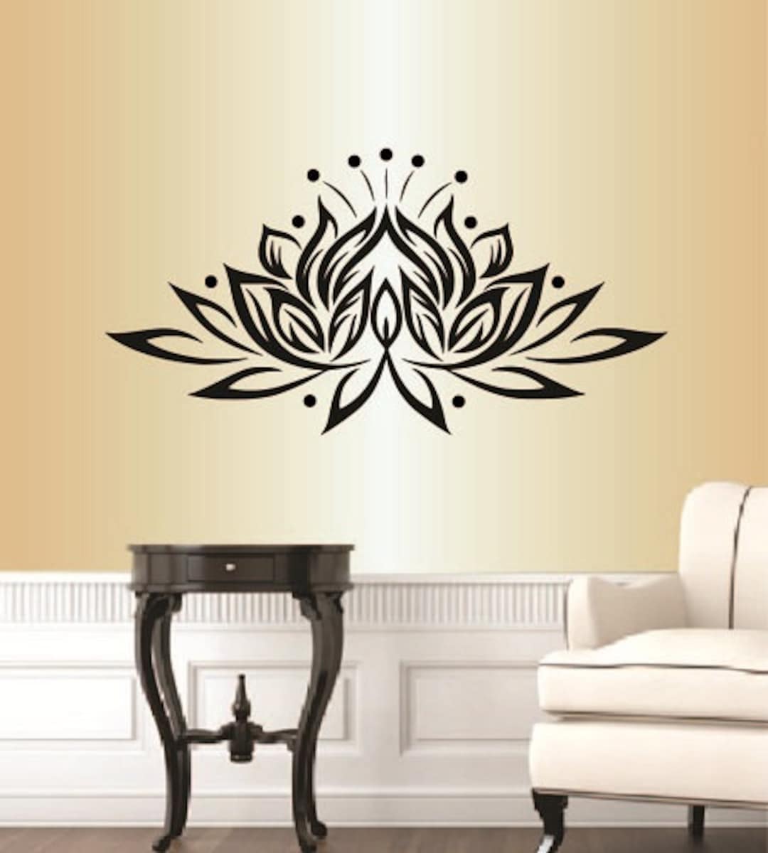 In-style Decals Wall Vinyl Decal Home Decor Art Sticker Lotus Flower ...