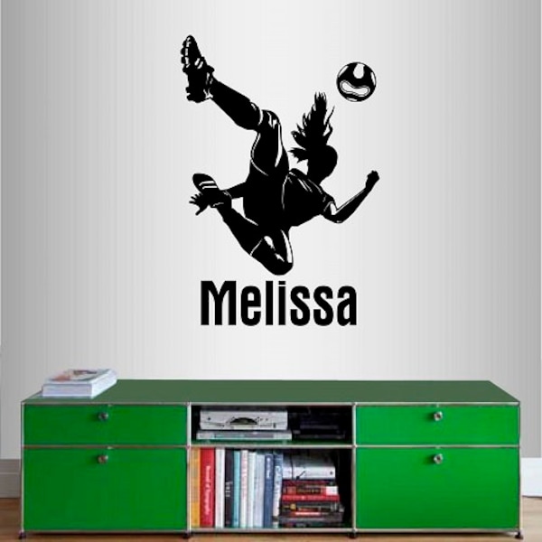 Soccer Wall Decal Etsy