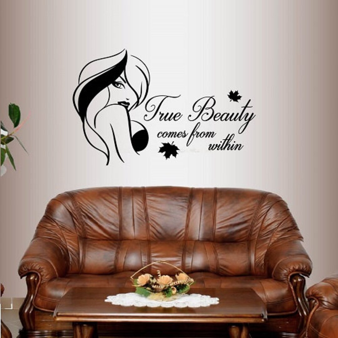 In-style Decals Wall Vinyl Decal Home Decor Art Sticker True Beauty ...