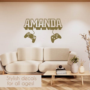 In-style Decals Wall Vinyl Decal Home Decor Art Sticker 3D Custom Name ...